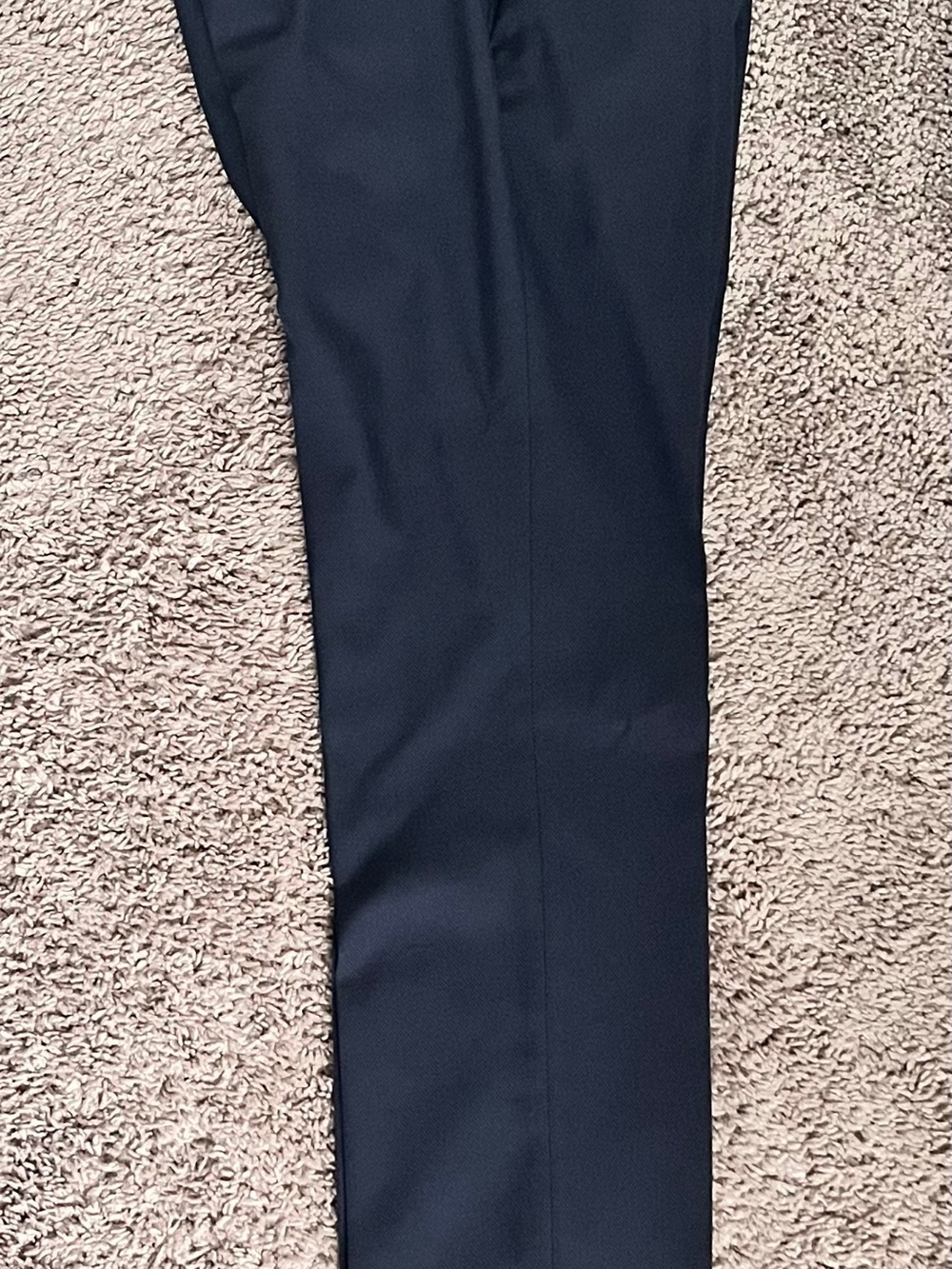 Topman Navy Slim Dress Pants